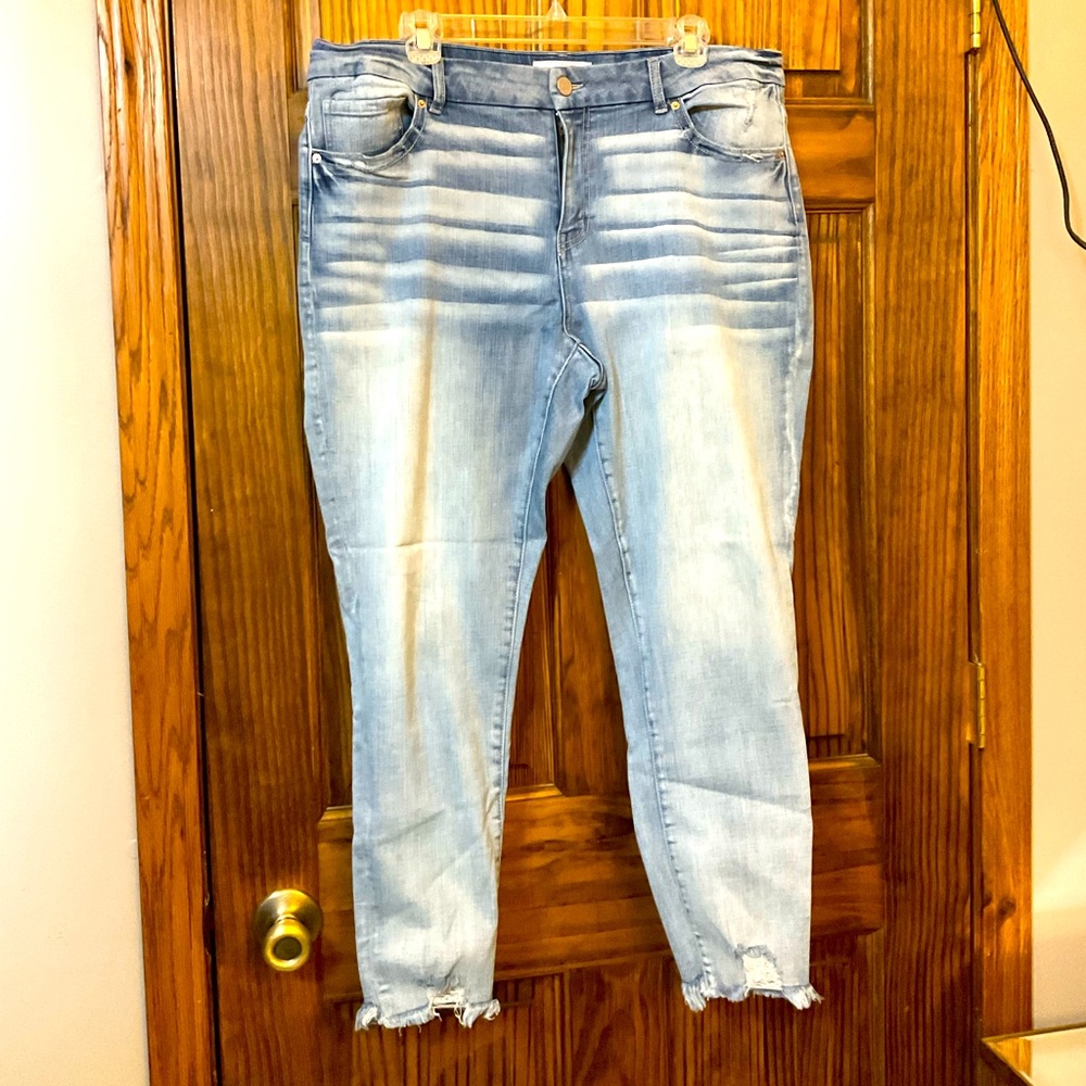 BKE Victoria Skinny Frayed Jeans Women’s 36